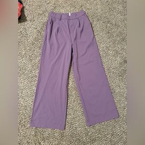 HALARA Purple Wide Leg Pants